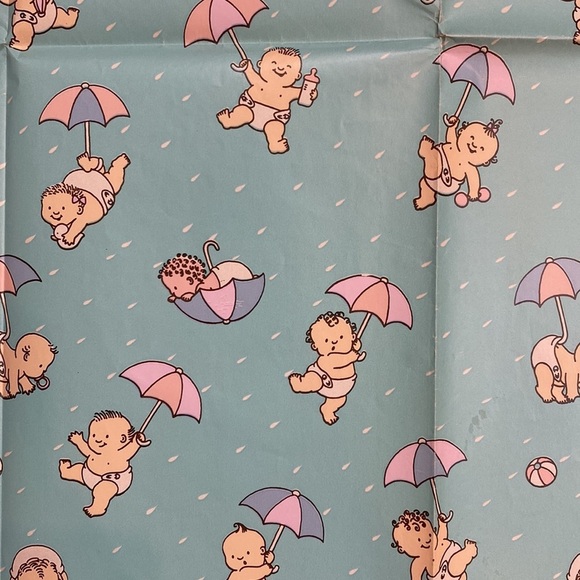 Vintage Babyshower‎ Wrapping Paper - Picture 11 of 11